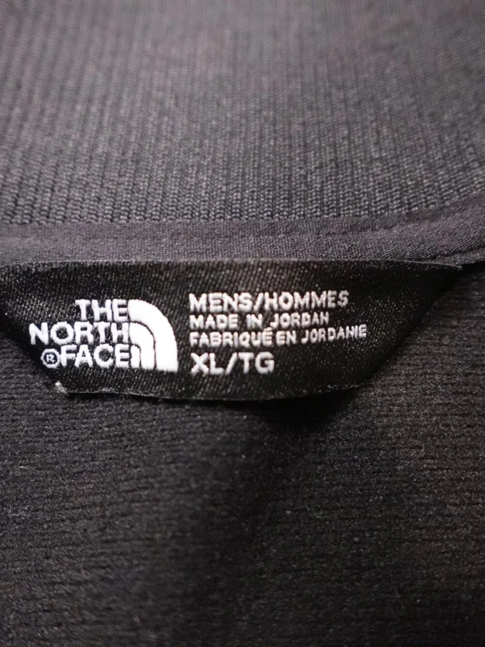 The North Face Tech Full-Zip Track Jacket Men’s XL Black Baker Tilly Logo